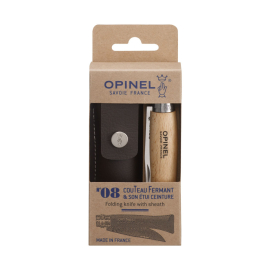 Užlenkiamas peilis su dėklu „OPINEL N°08“ (8.5 cm)