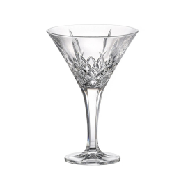 Krištolo taurės martiniui „BRIXTON“ (6 vnt., 280ml)