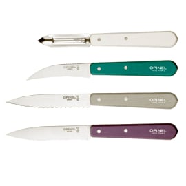 Peilių ir skustuko rinkinys Opinel „Art Deco“ (4 vnt.)