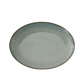 Serviravimo lėkštė DROPS CELADON (32x23 cm)