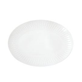 Serviravimo lėkštė DROPS WHITE (32x23 cm)