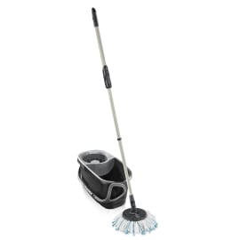 Grindų valymo rinkinys TWIST DISC MOP ERGO BLACK