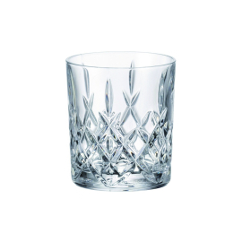 Krištolo stiklinės viskiui „BRIXTON“ (4 vnt., 320 ml)