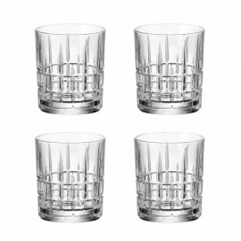 Krištolo stiklinės viskiui DOVER (4 vnt., 320ml)