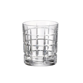 Krištolo stiklinės viskiui „TIMESQUARE“ (6 vnt., 320 ml)     
