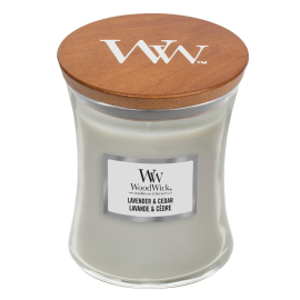 WoodWick žvakė „LAVENDER & CEDAR“