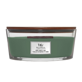 WoodWick žvakė „MINT LEAVES & OAK“