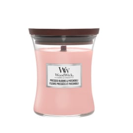 WoodWick žvakė „PRESSED BLOOMS & PATCHOULI“