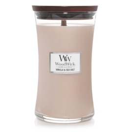 WoodWick žvakė „VANILLA & SEA SALT“