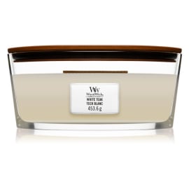 WoodWick žvakė „WHITE TEAK“