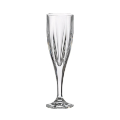 Krištolo taurės šampanui „VICTORIA“ (6 vnt., 180 ml)
