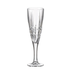 Krištolo taurės šampanui „DOVER“ (6 vnt., 180 ml)