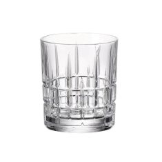 Krištolo stiklinės viskiui „DOVER“ (4 vnt., 320 ml)     