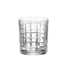 Krištolo stiklinės viskiui „TIMESQUARE“ (6 vnt., 320 ml)     