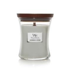 WoodWick žvakė „LAVENDER & CEDAR“