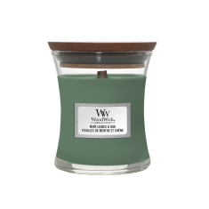 WoodWick žvakė „MINT LEAVES & OAK“