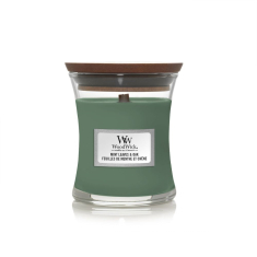 WoodWick žvakė „MINT LEAVES & OAK“