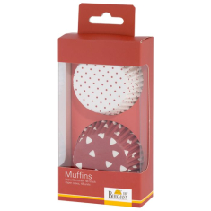Popierinės keksiukų formelės „COLOUR KITCHEN“ (48 vnt.)