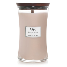 WoodWick žvakė „VANILLA & SEA SALT“