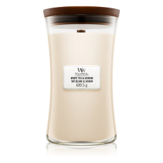 WoodWick žvakė „WHITE TEA & JASMINE“